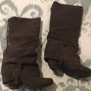 Slouch boots, size 6